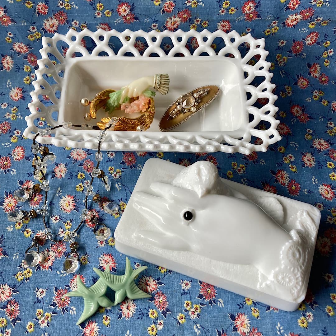 ポーセリン ハンドトレイ