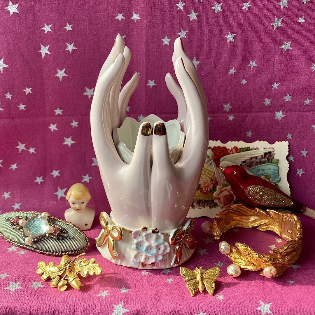 ポーセリン ハンドトレイ