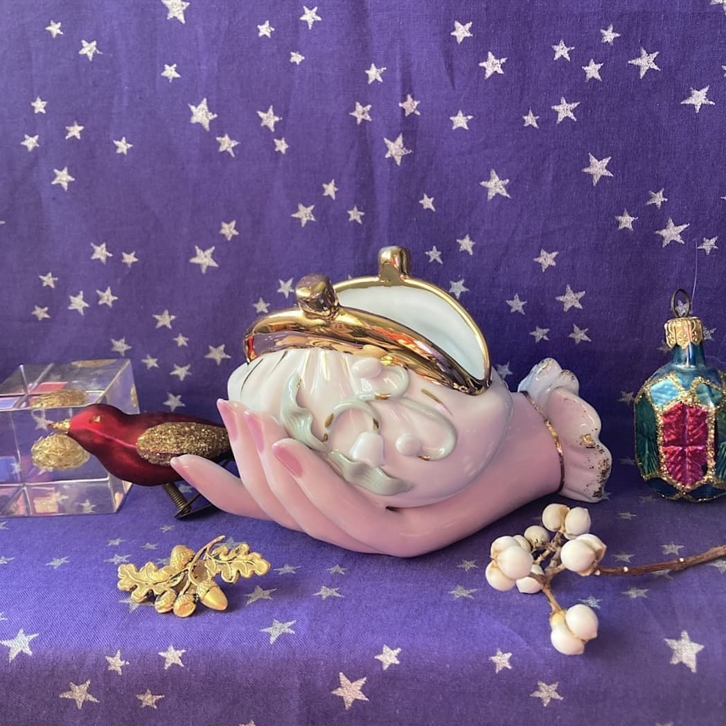 ポーセリン ハンドトレイ