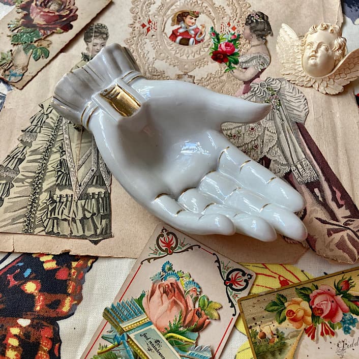 ポーセリン　ハンドトレイ