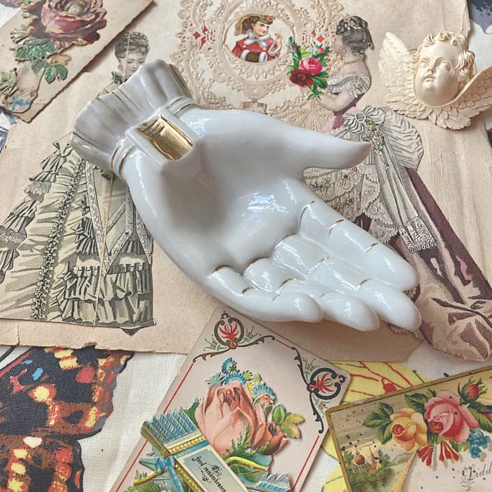 ポーセリン　ハンドトレイ