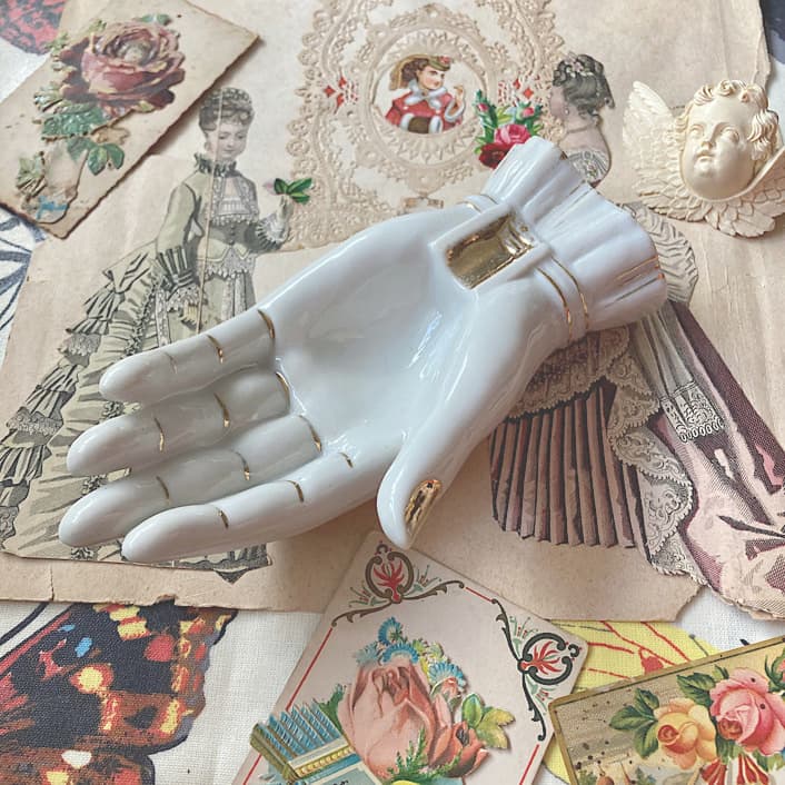 ポーセリン　ハンドトレイ