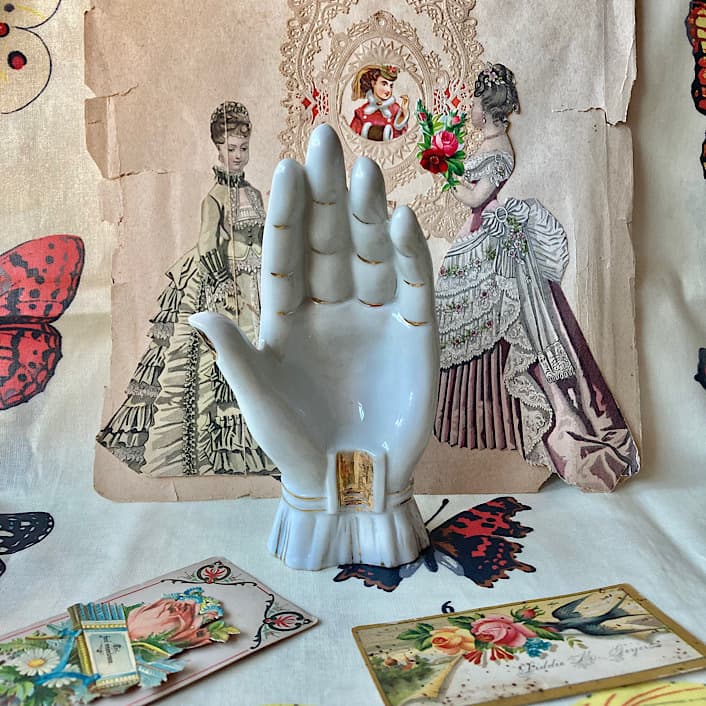 ポーセリン　ハンドトレイ