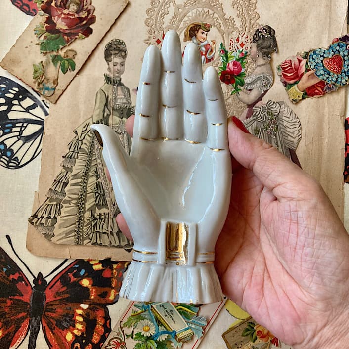 ポーセリン　ハンドトレイ