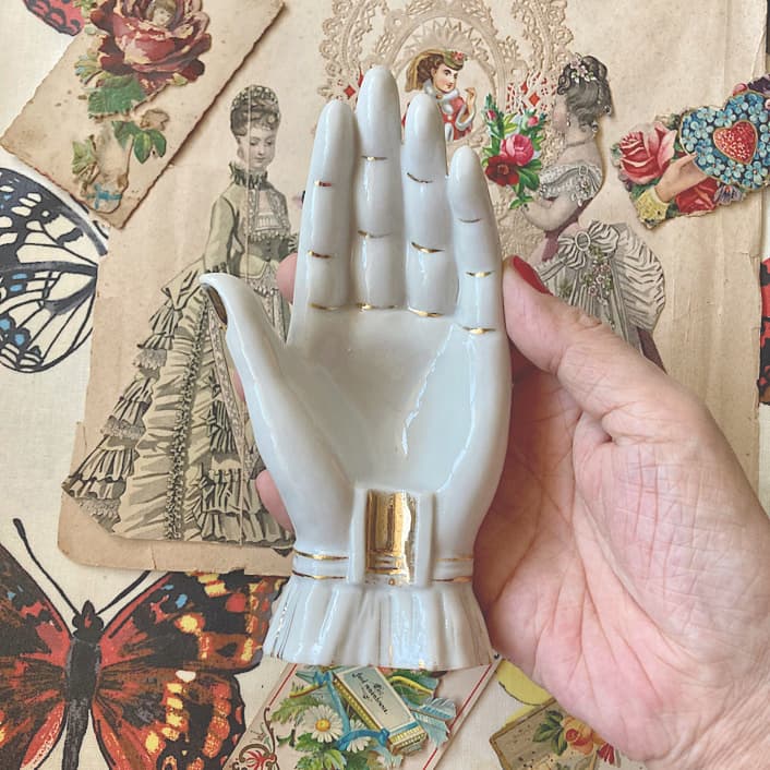 ポーセリン　ハンドトレイ