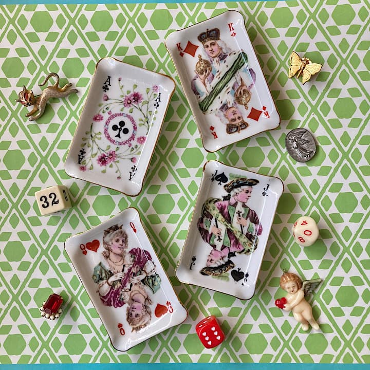 ポーセリン ハンドトレイ