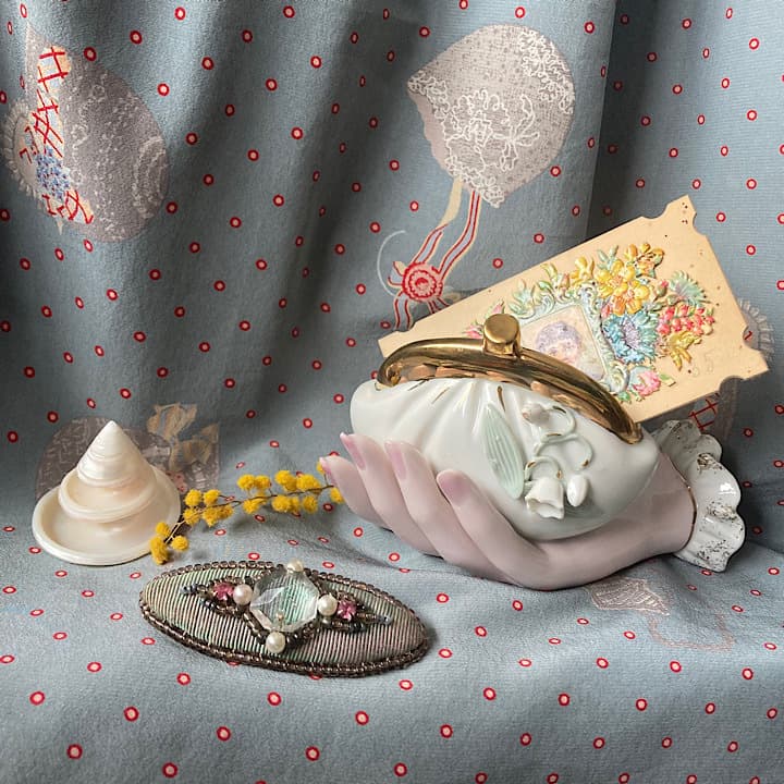 ポーセリン ハンドトレイ