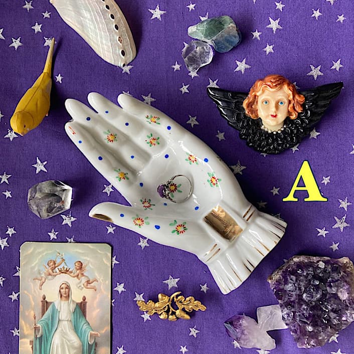 ポーセリン ハンドトレイ