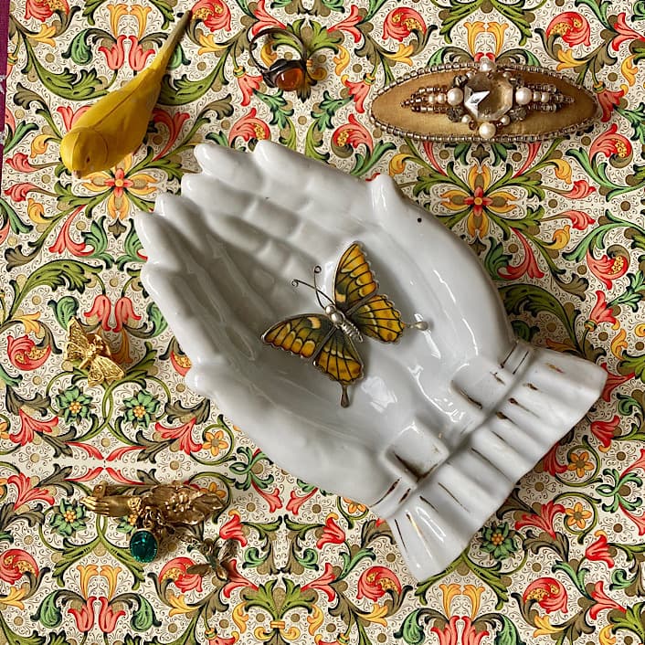 ポーセリン ハンドトレイ