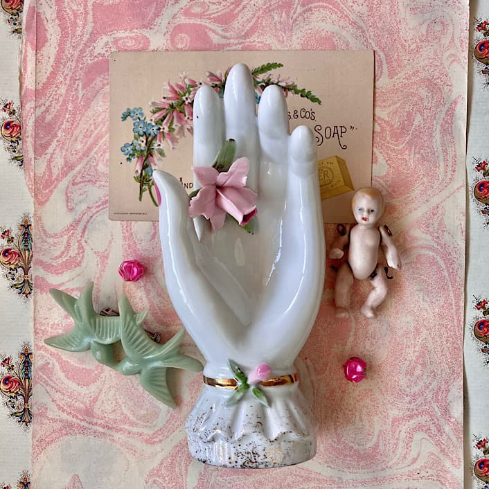 ポーセリン ハンドトレイ