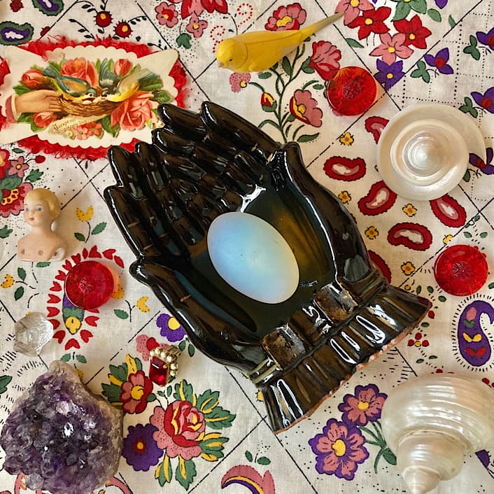 ポーセリン ハンドトレイ