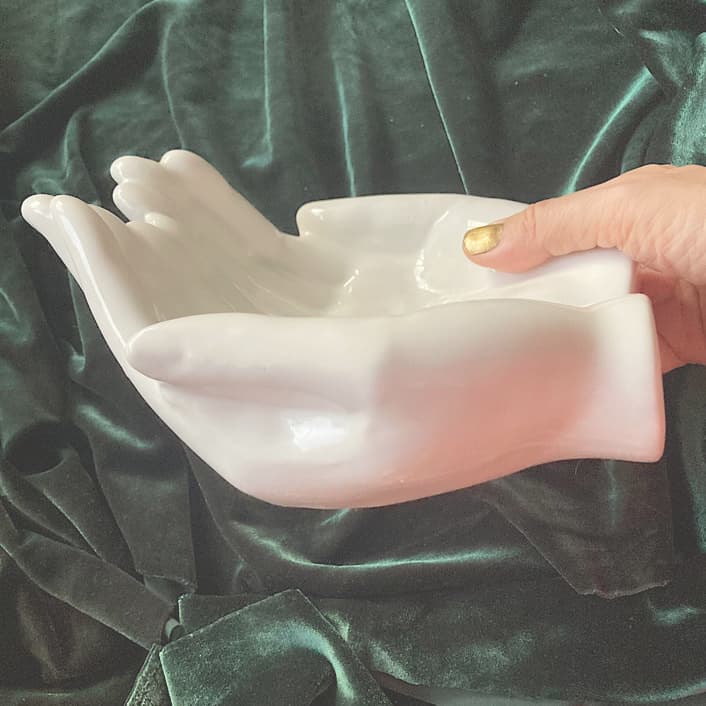 ポーセリン　ハンドトレイ