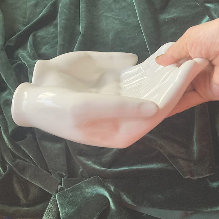 ポーセリン　ハンドトレイ