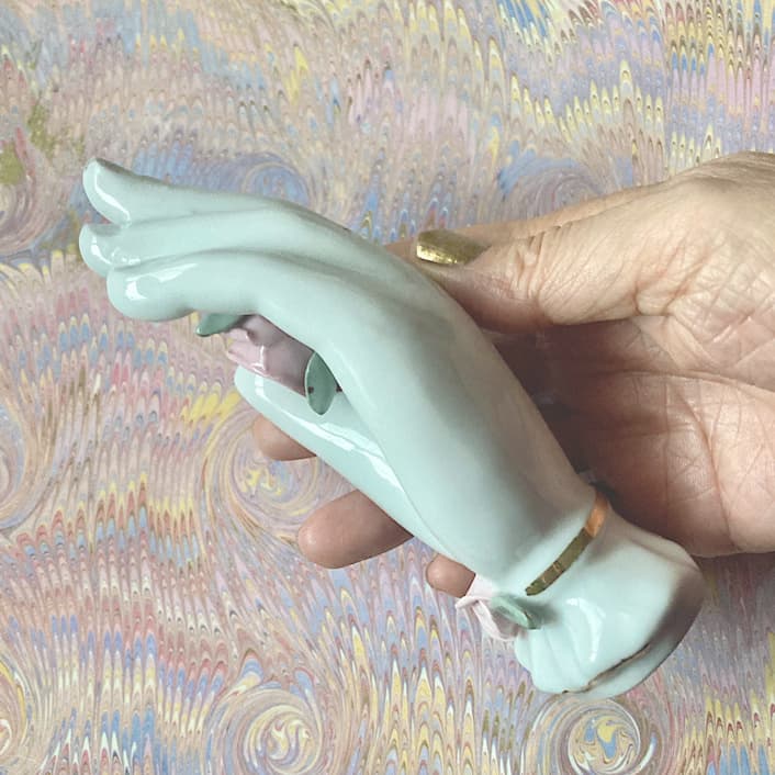 ポーセリン　ハンドトレイ