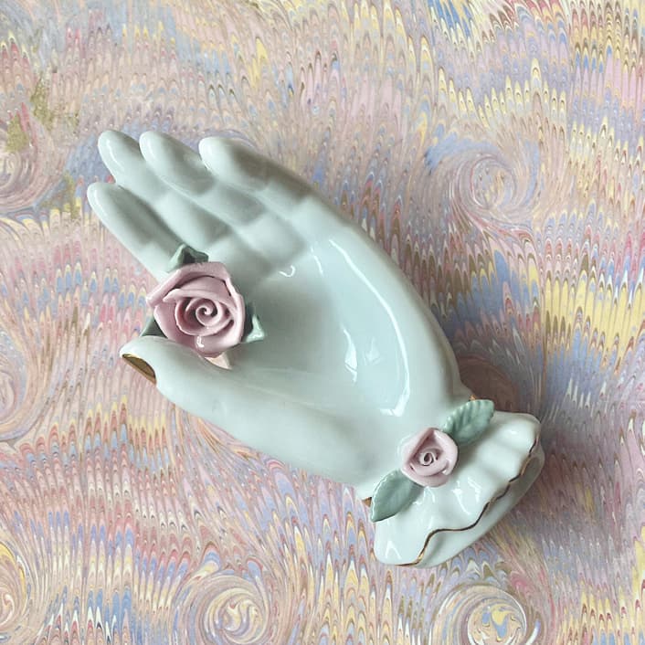 ポーセリン　ハンドトレイ