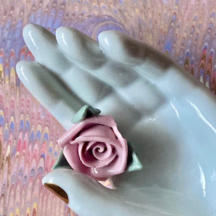 ポーセリン　ハンドトレイ