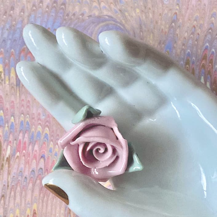 ポーセリン　ハンドトレイ