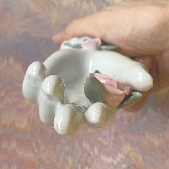 ポーセリン　ハンドトレイ