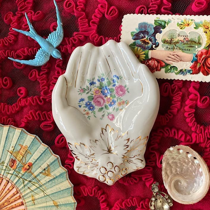 ポーセリン　ハンドトレイ